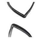 <transcy>Complete Restoration Door Window Weatherstrip Rubber Seal Kit + Chrome Lockstrip Opel Rekord C Caravan 1985 to 1992</transcy>