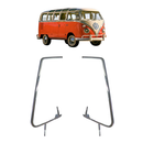 <transcy>Vent Window Frame Pair Without Glass VW Bus T1</transcy>