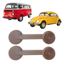 <transcy>2 Window Crank Handle Brown VW Brasilia Beetle VW Bus T2 Passat Variant</transcy>