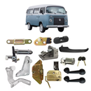 Kit Guia Fechadura Maçaneta Porta Lateral Meio Correr Kombi