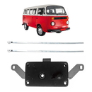 <transcy>Rearward Cargo Door Lock Pull Rod Kit VW Bus T2</transcy>