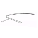 <transcy>Vent Window Frame Pair Chrome VW Beetle 1971 to 1996</transcy>