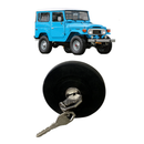 <transcy>Locking Gas Cap With Keys Toyota Land Cruiser 40 Series FJ40 FJ45 BJ40 Alfa Romeo 2300</transcy>