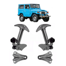 <transcy>Hood Latch Lock With Clip Kit Toyota Land Cruiser 40 Series FJ40 FJ45 BJ40</transcy>