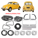 <transcy>Complete Weatherstrip Rubber Seal Restoration Kit Doors Window Hood Trunk VW Beetle 1978 to 1996</transcy>