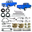 <transcy>Complete Restoration Kit Door and Window Weatherstrip Rubber Seal Door Handle Latch Lock Window Regulator A10 C10 D10 GM Series 1964 to 1978</transcy>