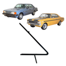 <transcy>Vent Window Frame Black Opel Caravan Commodore Rekord C Right Side</transcy>