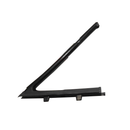 Kit Canaleta Pestana Quebra Vento Vidro Opala 2 Portas 64/84