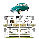 <transcy>Complete Restoration Kit Door Hood DeckLid Engine Handle Latch Lock Cylinder Keys Manual Window Regulator VW Beetle 1959 to 1970</transcy>