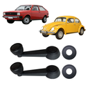 <transcy>Window Crank Handle Pair VW Beetle VW Bus T2 Gol Voyage Parati Saveiro</transcy>