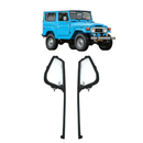 <transcy>Vent Window Complete Latch Glass Frame Pair Toyota Land Cruiser 40 Series FJ40 FJ45 BJ40</transcy>