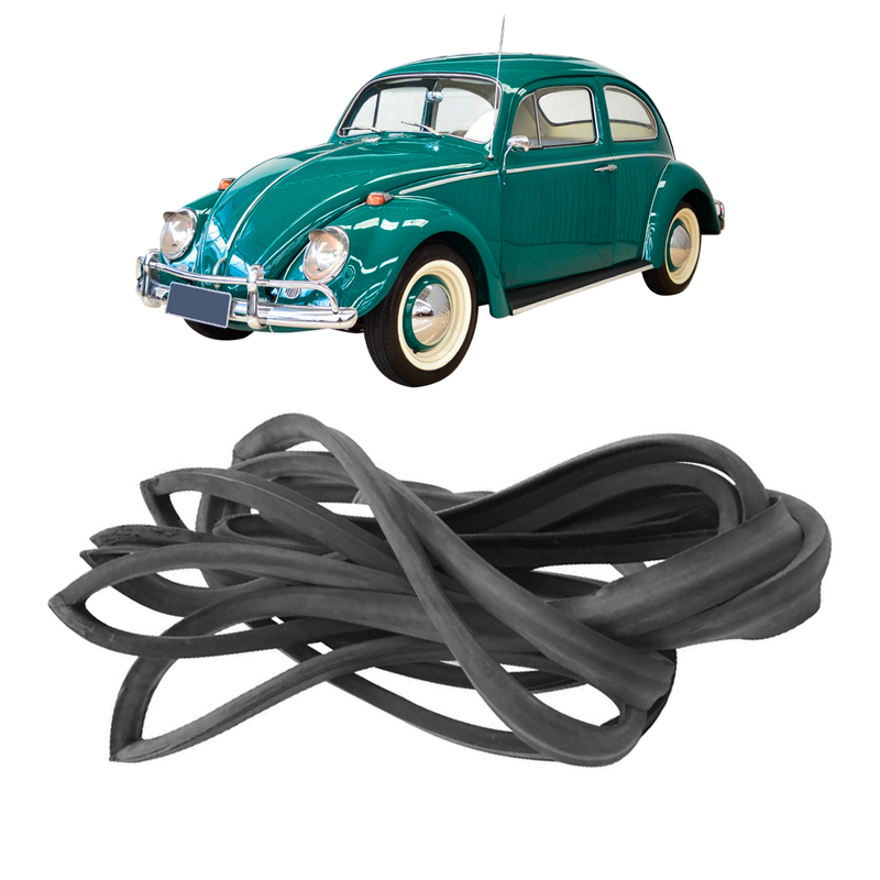 <transcy>Door Weatherstrip Rubber Seal VW Beetle 1959 to 1977</transcy>