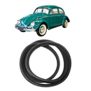 <transcy>Windshield Weatherstrip Rubber Seal With Fitting For Locking Chrome Strip VW Beetle</transcy>