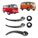 Kit Maçaneta Porta Dianteira Lateral Cromada Kombi 1957 A 96