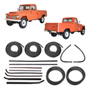 <transcy>Door Hood Vent Window Windshield Weatherstrip Rubber Seal Restoration Kit Ford F75 Willys Jeep</transcy>