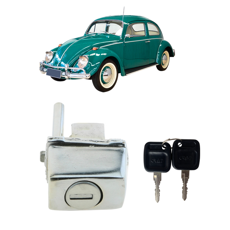 <transcy>Door Lock Cylinder With Keys VW Beetle 1959 to 1977 Karmann Ghia</transcy>