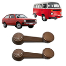 Par Manivela Vidro Marrom Gol Parati Voyage Saveiro Kombi