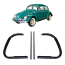 <transcy>Vent Window + Vertical Weatherstrip Rubber Seal Kit VW Beetle 1959 to 1970</transcy>