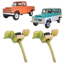 <transcy>Check Strap Door Hinge Pair Ford F75 Rural Willys Jeep Station Wagon</transcy>
