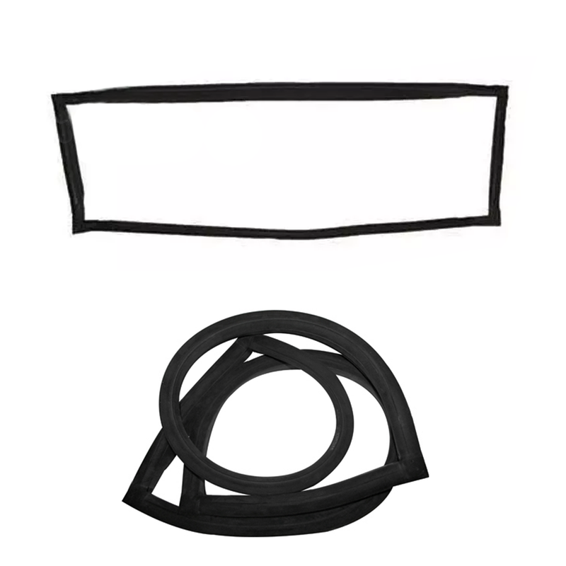 <transcy>Windshield and Rear Window Weatherstrip Rubber Seal kit Ford Rural Willys Jeep Station Wagon</transcy>