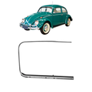<transcy>Outer Window Beltline Weatherstrip Seal With Aluminium Frame VW Beetle</transcy>