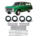 <transcy>4 Door Weatherstrip Rubber Door Window Run Channel and Beltline Seal A10 C10 D10 GM Series </transcy>