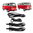 Kit Borracha Porta Diant Meio Traseira Kombi Clipper 75 A 97