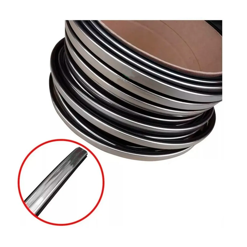 <transcy>Windshield Weatherstrip Rubber Seal with Locking Chrome Strip A10 C10 D10 GM Series </transcy>