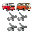 Kit Presilha Fixadora Banco Central Traseiro Kombi 54 À 1996