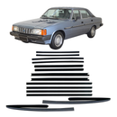 <transcy>Door Window Run Channel and Beltline Weatherstrip Seal Kit Opel Commodore 4 Doors 1985 to 1990</transcy>