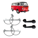 Par Máquina Vidro Manual Manivela Porta Kombi 1975 A 2007