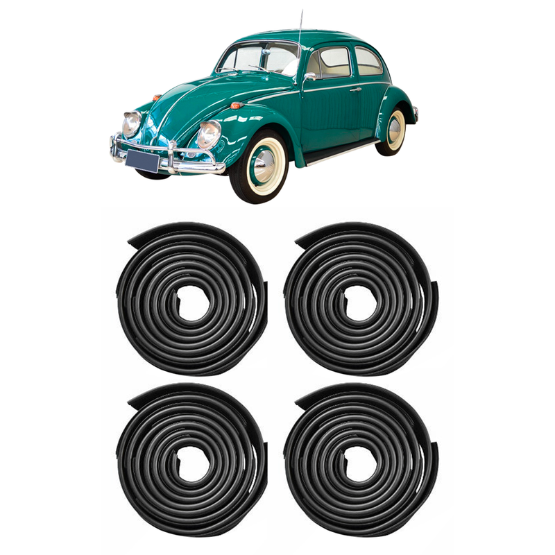 <transcy>4 Fender Beading Kit Black Color VW Beetle </transcy>