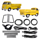 Kit Restauração Borracha Porta Vidro Kombi Pick Up Cabrita