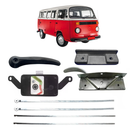 Kit Fechadura Trava Cremona Vareta Porta Lateral Meio Kombi