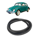 <transcy>Windshield Weatherstrip Rubber Seal Without Fitting For Locking Chrome Strip VW Beetle</transcy>