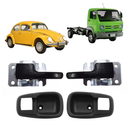 Kit Maçaneta Interna Moldura Fusca Gol Brasília Variant Tl