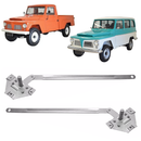 <transcy>Interior Door Latch Lock Pair F75 Rural Willys Jeep Station Wagon</transcy>