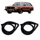 Par Borracha Janela Traseira Fixa Belina 2