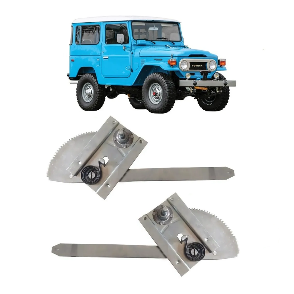 Pair Of Front Window Regulators For Toyota Land Cruiser FJ40, FJ45, BJ40 (1975-84)-725566