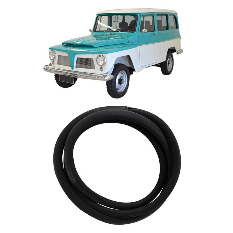 <transcy>Rear Fixed Window Rubber Seal Ford Rural Willys Jeep Station Wagon</transcy>