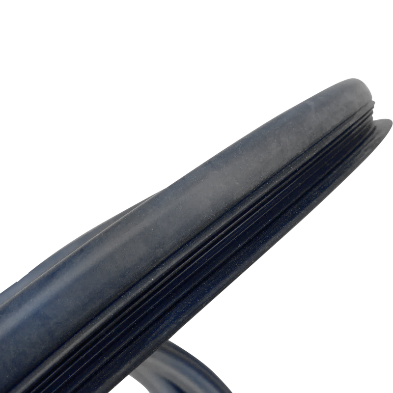 <transcy>Rear Window Weatherstrip Rubber Seal With Fitting For Locking Chrome Strip VW Beetle 1967 to 1996</transcy>