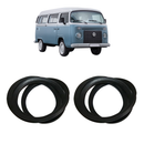Par 2 Borracha Janela Lateral Kombi Carat 1997 Até 2013