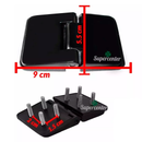 4 Dobradiça Dupla Externa Tampa Motor Capota Fibra Marítm