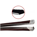 Kit Borracha Porta Parabrisa Vigia Canaleta Pestana Belina 1