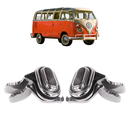 Par Trinco Janela Vidro Corrediço Kombi Corujinha 53 A 75