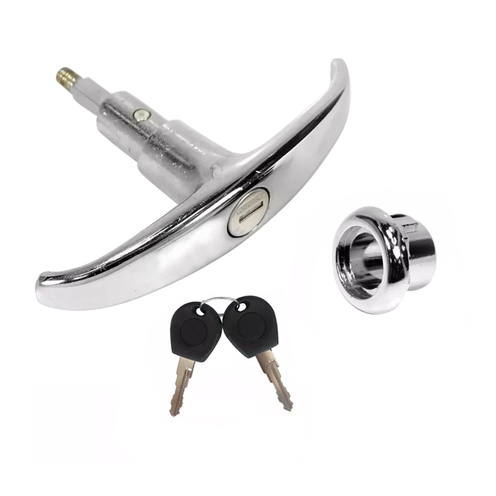 Kit Maçaneta Fechadura Porta Mala Tampa Traseira Kombi 75/97, image size:1000x1000