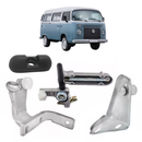 Kit Guia Carrinho Central Sup Inf Porta Lateral Correr Kombi