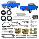 <transcy>Complete Restoration Kit Door and Window Weatherstrip Rubber Seal Door Handle Latch Lock Window Regulator A10 C10 D10 GM Series 1964 to 1978</transcy>