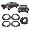 <transcy>Door and Trunk Weatherstrip Rubber Seal Kit 4 Door Opel Commodore 1978 and 1979</transcy>
