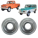 2 Roseta Acabamento Maçaneta Manivela Porta F75 Rural Willys